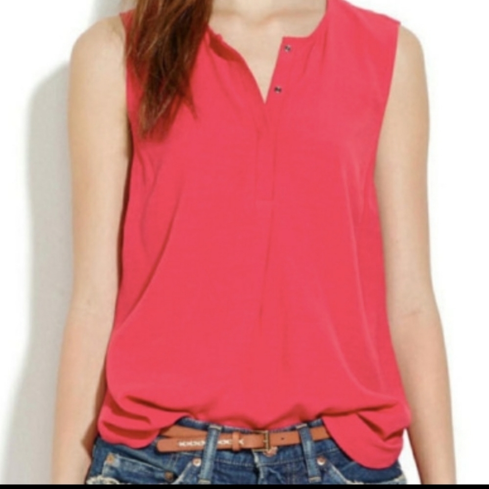 Madewell Novella Coral Tank Top